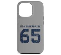 USS Enterprise CVN-65 Aircraft Carrier Distressed Style Case for iPhone 13 Pro