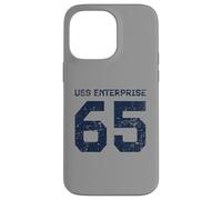 USS Enterprise CVN-65 Aircraft Carrier Distressed Style Case for iPhone 14 Pro Max