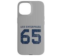USS Enterprise CVN-65 Aircraft Carrier Distressed Style Case for iPhone 15