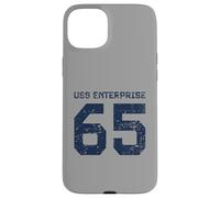 USS Enterprise CVN-65 Aircraft Carrier Distressed Style Case for iPhone 15 Plus