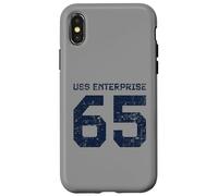 USS Enterprise CVN-65 Aircraft Carrier Distressed Style Case for iPhone X/XS