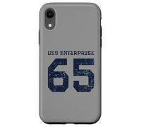 USS Enterprise CVN-65 Aircraft Carrier Distressed Style Case for iPhone XR