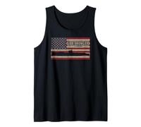 USS Growler SSG-577 Guided Missile Submarine American Flag Tank Top