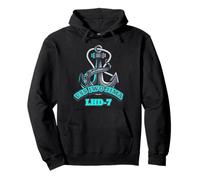USS Iwo Jima LHD-7 Pullover Hoodie