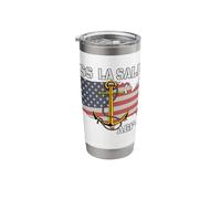 USS La Salle AGF-3 Landing Platform Dock Veterans Day Father Stainless Steel Insulated Tumbler