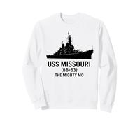USS Missouri Men Women BB-63 Battleship USS Missouri BB-63 Sweatshirt