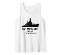 USS Missouri Men Women BB-63 Battleship USS Missouri BB-63 Tank Top