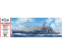USS North Carolina (BB-55) World War II Battleship The Showboat 1:500 Scale Mode