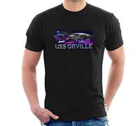 USS Orville Galaxy Ship Men's T-Shirt Black