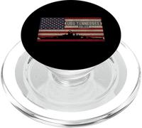 USS Tennessee BB-43 WW2 Battleship USA American Flag PopSockets PopGrip for MagSafe