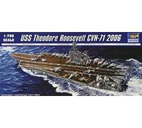 USS Theodore Roosevelt CVN-71 2006 Aircraft Carrier Plastic Kit 1:700 Model