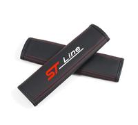 USSAY 2Pcs Car Seat Belt Cover Pads for Ford ST Line Kuga MK3 MK2 MK4 S Max Focus Puma Fiesta Soft Comfortable Seat Belt Padding Auto Parts,A