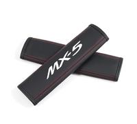 USSAY 2Pcs Car Seat Belt Cover Pads for Mazda MX-5 Miata NA NB NC ND Soft Comfortable Seat Belt Padding Auto Parts