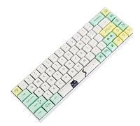 Ussixchare XDA Keycaps PBT Cute Gaming keycaps Set 135-Key Japanese Anime keycaps Dye-Sub ANSI ISO Layout for MX Keyboard (Strange cat)