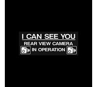 USSP&S 1x I can see you Rear View Camera in Operation - 220x88mm Window Sticker - Driving Test, Car, Van, Decal, Vinyl