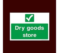 USSP&S Dry Goods Store Sticker/Self Adhesive Sign - Raw, Cooked, Preparation, Fish, Food, Wash Hands (FP17)