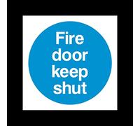 USSP&S Fire Door Keep Shut Sticker/Self Adhesive Sign - Multi Pack Discount (1, 2, 5, 10, 25, 50, 100) - Fire/Emergency/Exit/Alarm/Push/Extinguisher/Assembly