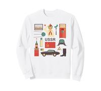 USSR Attributes SOVI8 Vintage Propaganda. Sweatshirt