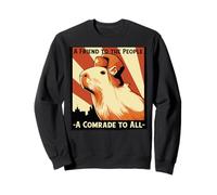 USSR Communist Capybara Soviet A Friend To The People Sweatshirt