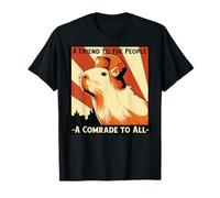 USSR Communist Capybara Soviet A Friend To The People T-Shirt