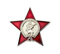 USSR Soviet Red Star WW2 Award Mini Pin Badge - Metal & Enamel Replica - 3.3cm