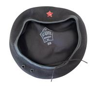 USSR Soviet Russian Army Uniform Black Che Guevara Style Beret Hat Cap Small Badge
