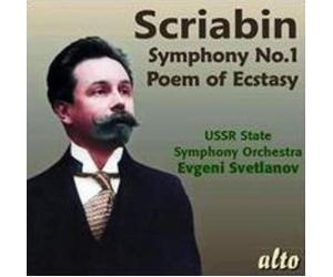 USSR STATE SYM.O/EVGENI SVETLANOV: SCRIABIN SYMPHONY NO.1 & POE - CD BRAND NEW