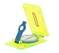 UST Hi Vis Lensatic Map Compass, Fluorescent Green, One Size
