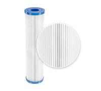 UST-M Water Filter Cartridge 10 Inch Pleated 20 Microns Sediment Replacement Reusable