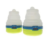 UST Spright 3AAA LED Collapsible Water and Impact Resistant Mini Lantern with 100 Lumens and Hook for Camping, Hiking, Emergency and Outdoor Survival, 2pk 20-02980