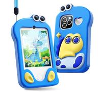 Usteetic Kids Smart Phone Toy with 32GB Card for Boys & Girls, Toddler Learning & Travel Gift for Ages 3 4 5 6 7 8, 2.8" Touchscreen, Dual Cameras, Games, Music, Christmas & Birthday Present