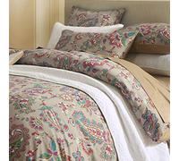 USTIDE Bohemian Paisley Double Duvet Cover Set, 100% Egyptian Cotton 800 Thread Count, Soft Luxury Bedding with Pillowcases, 3-Piece Vintage Regal Design for Elegant Bedroom Decor
