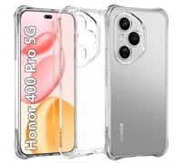 USTIYA Case for Honor 400 Pro 5G Clear TPU Four Corners Military-Grade Protection Cover Transparent Soft funda