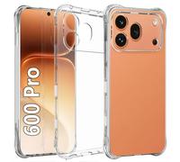USTIYA Case for Honor 600 Pro Clear TPU Four Corners Military-Grade Protection Cover Transparent Soft funda