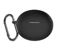 USTIYA Case for Oneplus Buds Pro 3 Wireless Headphones Protection Cover Full-Body Soft Silicone with Keychain Headphone Accessories Funda Carcasa (Black)