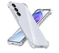 USTIYA Case for Samsung Galaxy A55 5G Clear TPU Four Corners Military-Grade Protection Cover Transparent Soft funda