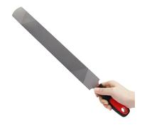 USUNFARN 18 Inch Horseshoe File with Rubber Handle Durable Double-Sided Steel File Hoof Rasp,Carbon Steel Farrier File Tool for Horse Goat Cow Hooves and Wood Working (18 in)