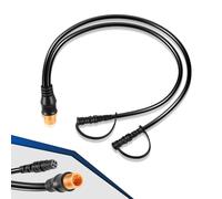 usvehj 12-Pin to Dual 4-Pin Transducer Y-Cable 010-12234-05 for Garmin echoMAP 71sv/72sv/75sv, for Striker 7sv, for Striker Plus 7sv/9sv, for Striker Vivid 7sv/9sv Chartplotter or Fish Finder