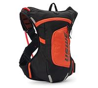 USWE Moto Hydro 4L Hydration Pack with 2.0L/ 70oz Water Bladder, a High End, Bounce Free Backpack for Enduro and Off-Road Motorcycle, Black Orange