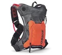 USWE Moto Hydro Hydration Pack - with Water Bladder, a High End, Bounce Free Backpack for Enduro and Off-Road Motorcycle (3L Black/ Orange)