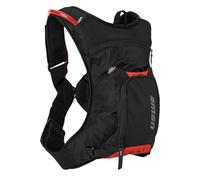 USWE MTB Hydro Hydration Pack with Hydration Bladder - Hydration Backpack for Cycling, Mountain Biking, E-MTB and Gravel Riding, Backpack with Water Bladder (3L, Black/Red)