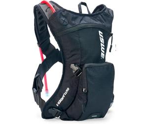 USWE Outlander 3L Extra Small Hydration Pack with 1.5L/50 oz Water Bladder, Hydration Backpack - Backpack for Cycling, MTB, Trail Running & More, Carbon Black