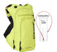 USWE Outlander Moto Hydration Pack, Running, Hiking Hydration Backpack with Water Bladder, Hydropack for Men and Women, Backpack Gear and Equipment for Cycling, MTB (Crazy Yellow, 9L)