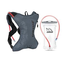 USWE Outlander XC 2L Hydration Pack, Running, Hiking Hydration Backpack with Water Bladder (1.5L/50oz) , Hydropack for Men and Women, Backpack Gear and Equipment for Cycling, MTB (Blue, 2L)