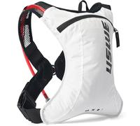 USWE Race 2.0, Ultra Lightweight Hydration Backpack with 2.0L / 70oz Water Bladder, Leak Proof Pack for Gravel, MTB, Running, Hiking, Cycling, Camping, Biking for Men,Women (White, 2L)