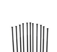 USXUEMIAO 12Pcs Pillar PSR 1423 Bicycles Spoke Straight Pull Gauge 14G 2.0mm Stainless Steel Radios Road Bike Flat Bladed Bike Parts Cycling Spoke(296mm)
