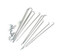 USXUEMIAO 36pcs/lot E-Bike Spoke 10G Motorcycle Wire Diameter 3.18mm Length 95-225mm Bicycle Spokes #45 Steel + Nipples(195mm)