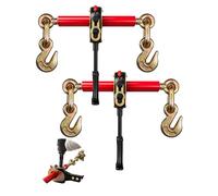 USYATO Impact Wrench Ratchet Binders (2-Pack) - for 3/8" & 1/2" Chain, 9200 lbs WLL | Heavy-Duty Cargo Tie-Down & Load Securement