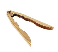 Ut Cracker Tool Stainless Steel Gold Nut Crackers,Gold Crab Cracker Non Slip Robust Stainless Steel Nutcracker Chestnut Walnut Opener Clip for Kitchen