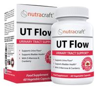 UT Flow #1 D-Mannose & Cranberry Urinary Tract Cleanse | High Strength Bladder & Kidney Health | 60 Vegetable Capsules